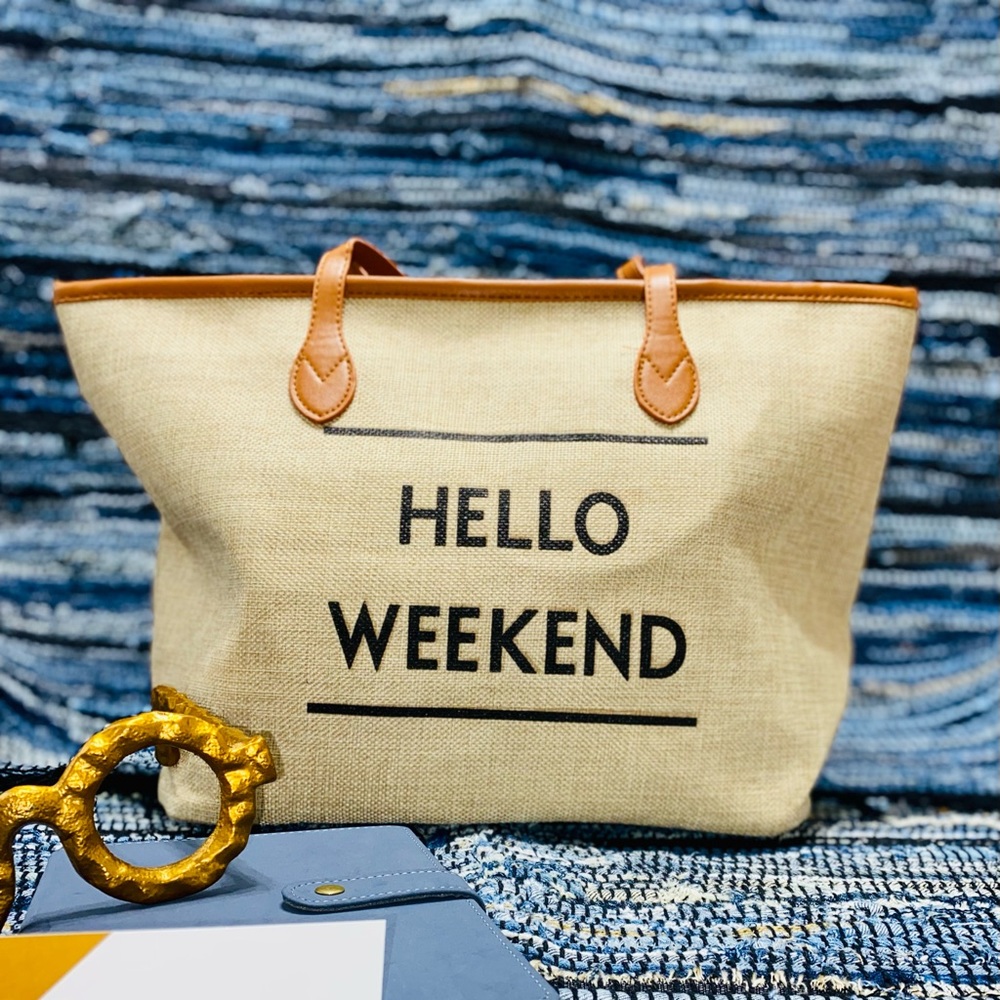 Hello Weekend Tote